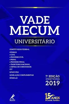 Livro Vade Mecum Universitário - Resumo, Resenha, PDF, etc.