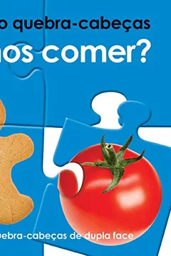 Capa do livro Vamos Comer?. Meu Livro Quebra-Cabeças