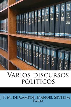 Livro Varios Discursos Politicos - Resumo, Resenha, PDF, etc.