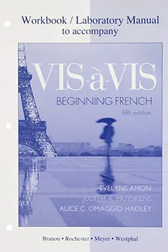 Livro Vis-a-Vis: Beginning French - Resumo, Resenha, PDF, etc.