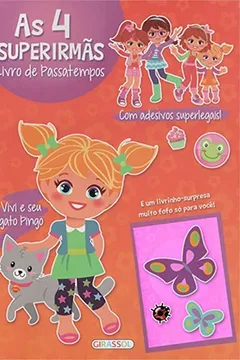 Capa do livro Vivi e Seu Gato Pingo - Volume 4. Coleção as 4 Superirmãs