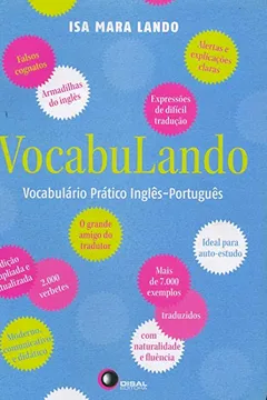 Capa do livro VocabuLando. Vocabulário Pratico Inglês-Português