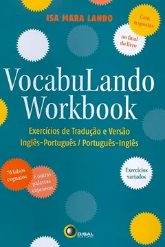 Capa do livro VocabuLando Workbook. ExercÃ­cios de TraduÃ§Ã£o e VersÃ£o. InglÃªs-PortuguÃªs / PortuguÃªs-InglÃªs
