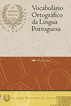 Capa do livro Vocabulário Ortográfico da Língua Portuguesa