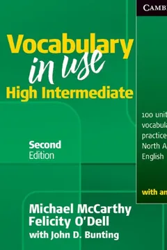 Livro Vocabulary in Use, High Intermediate: 100 Units of Vocabulary Practice in North American English with Answers - Resumo, Resenha, PDF, etc.