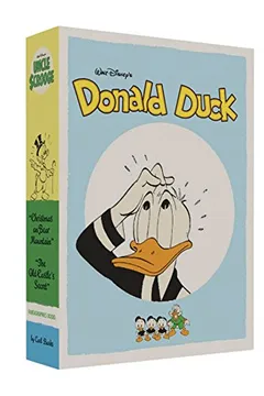 Capa do livro Walt Disney's Donald Duck: "Christmas on Bear Mountain" & the Old Castle's Secret" Gift Box Set