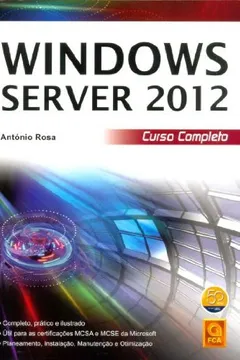 Livro Windows Server 2012. Curso Completo - Resumo, Resenha, PDF, etc.
