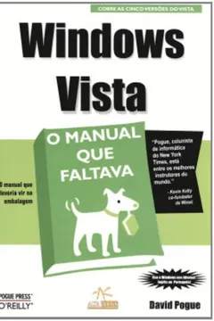 Livro Windows Vista, O Manual Que Faltava - Resumo, Resenha, PDF, etc.
