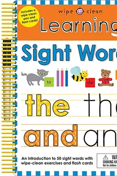 Livro Wipe Clean: Learning Sight Words - Resumo, Resenha, PDF, etc.